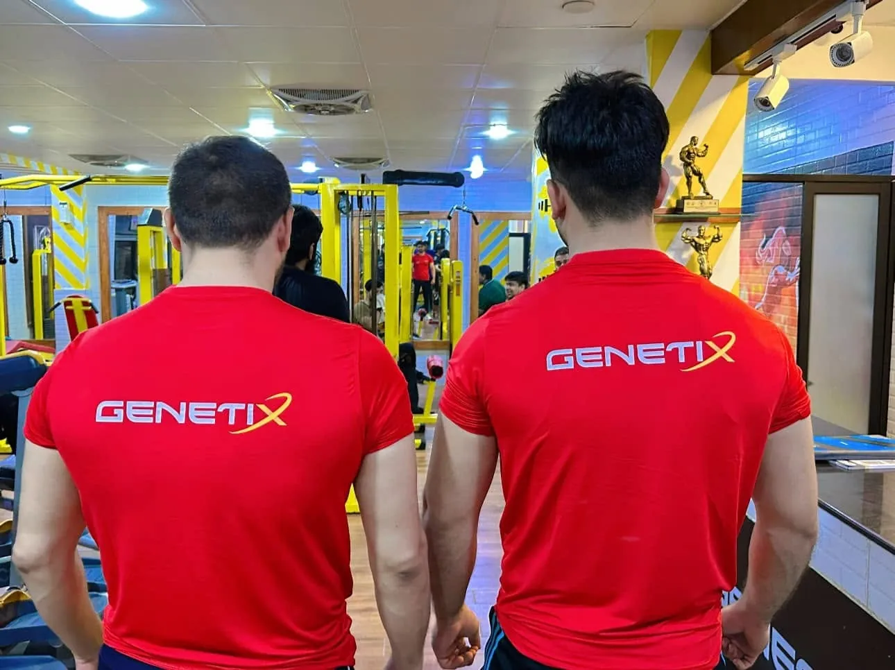 The red shirts